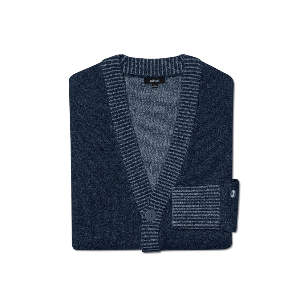 Allbirds Men\'s Wool Cardi - Sweaters Navy - NXL058471